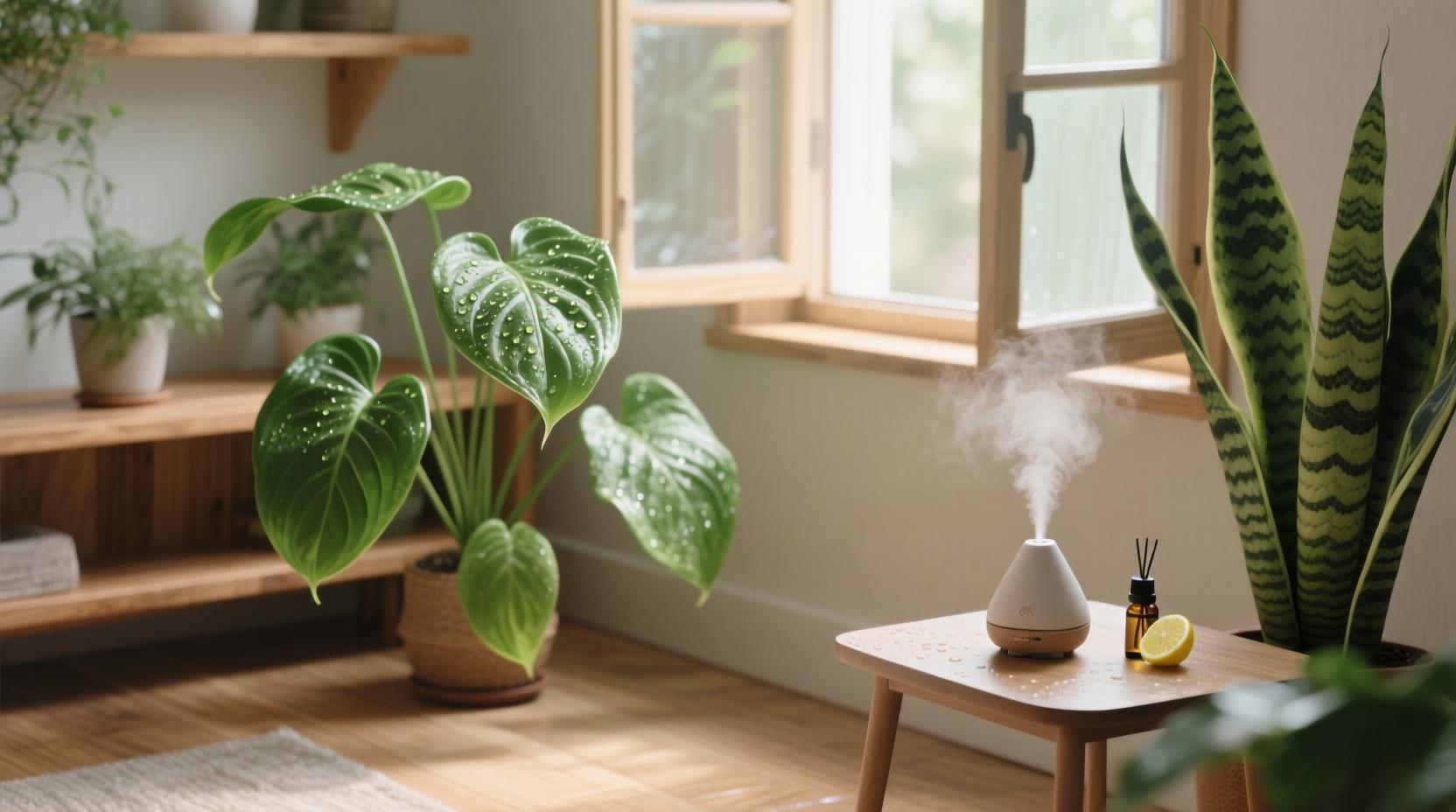 Plantas y aceites esenciales para dar frescura al baño